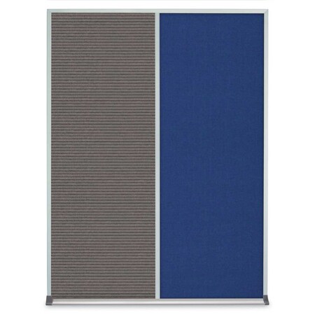 United Visual Products Single Door Radius Plus Corkboard, 36"X UV8002PLUS-GOLD-DRKSPR